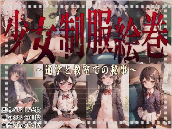 【JCロリ】少女制服絵巻～通学と教室での秘事～