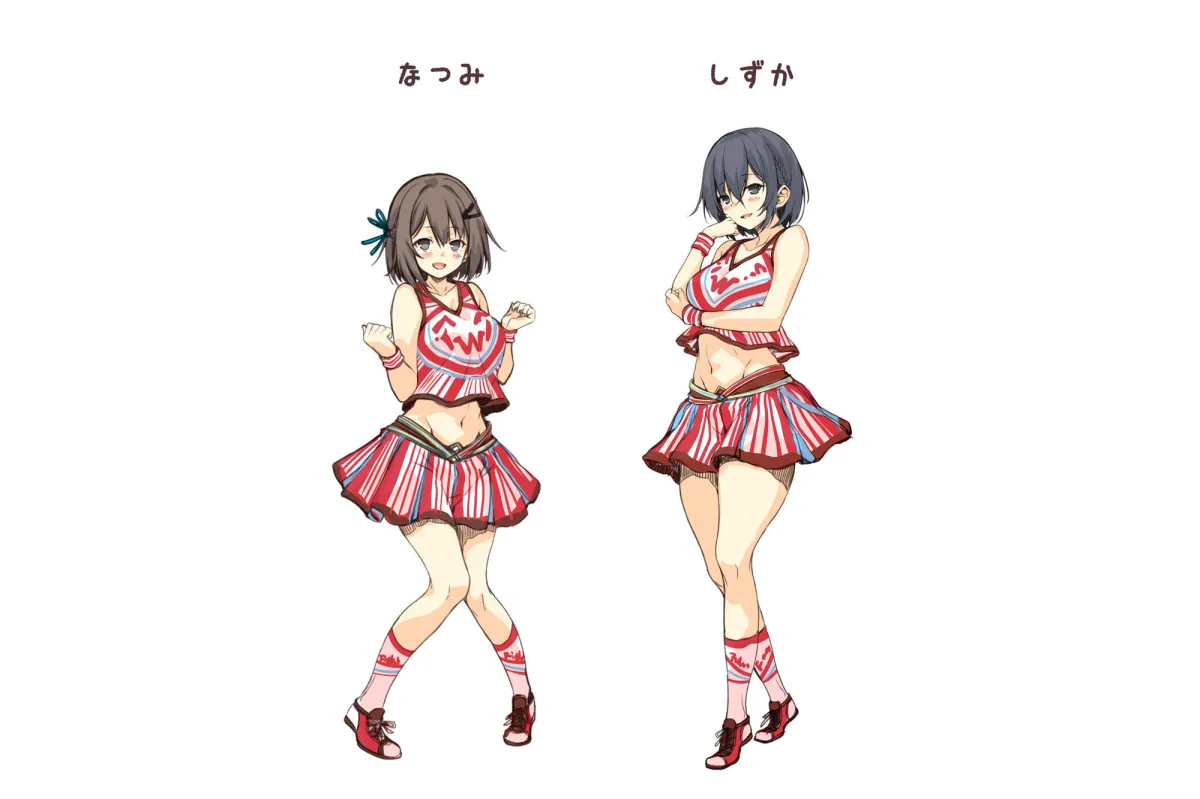 【究極の耳舐めチアガール×2】チアガールの彼女と先輩に耳舐めで励ましてもらっちゃおう！【プレミアムフォーリー】