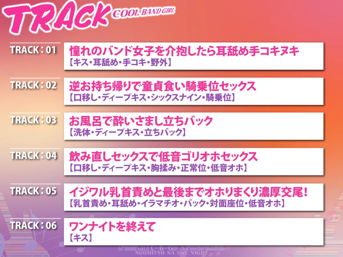 【KU100】超下品なエッチで低音オホイキしたいクールなバンド女子にお持ち帰りされてエロい本性むきだし濃密なワンナイト 【KU100】超下品なエッチで低音オホイキしたいクールなバンド女子にお持ち帰りされてエロい本性むきだし濃密なワンナイト