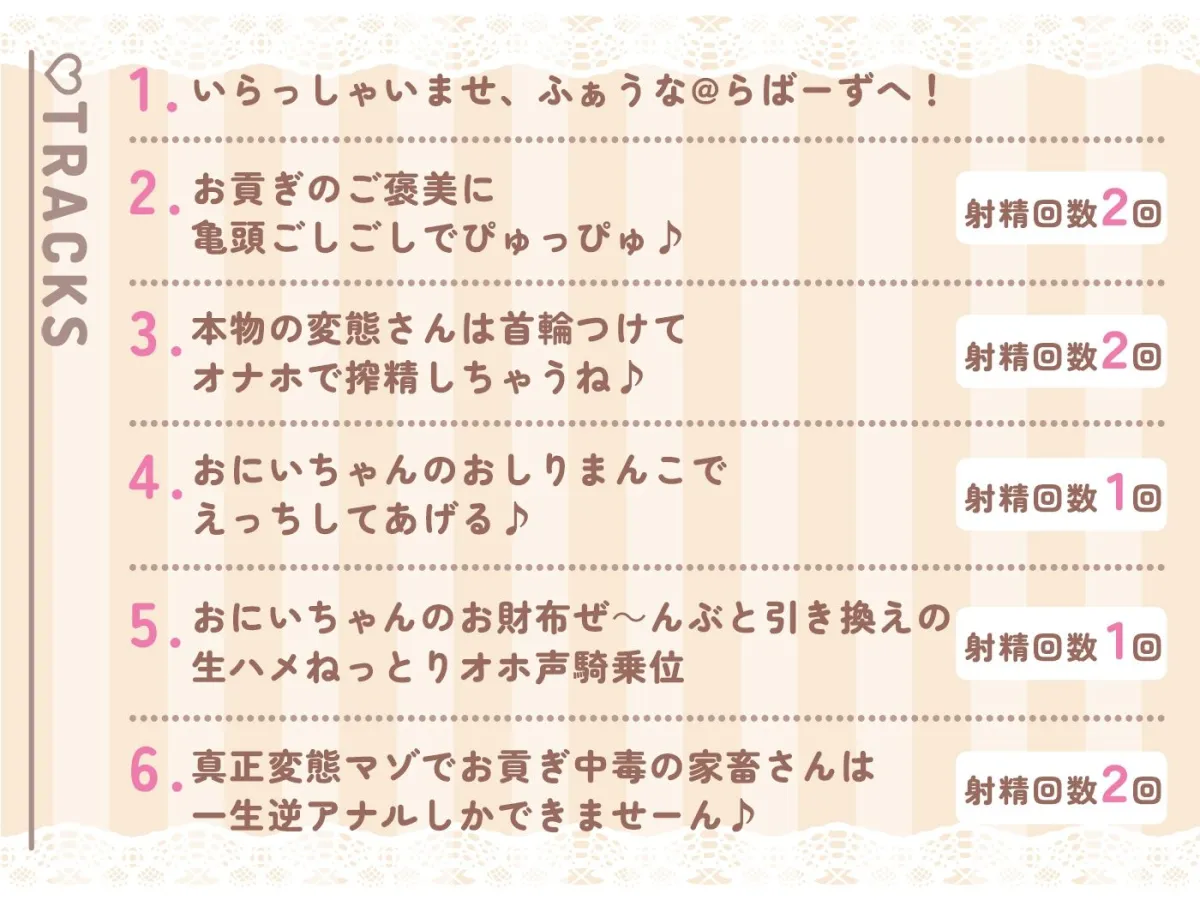 【マゾ向け】メンヘラふたなりコンカフェ嬢のお客様調教えっち~お兄ちゃん 破産するまで沼ってね~ 【マゾ向け】メンヘラふたなりコンカフェ嬢のお客様調教えっち~お兄ちゃん 破産するまで沼ってね~