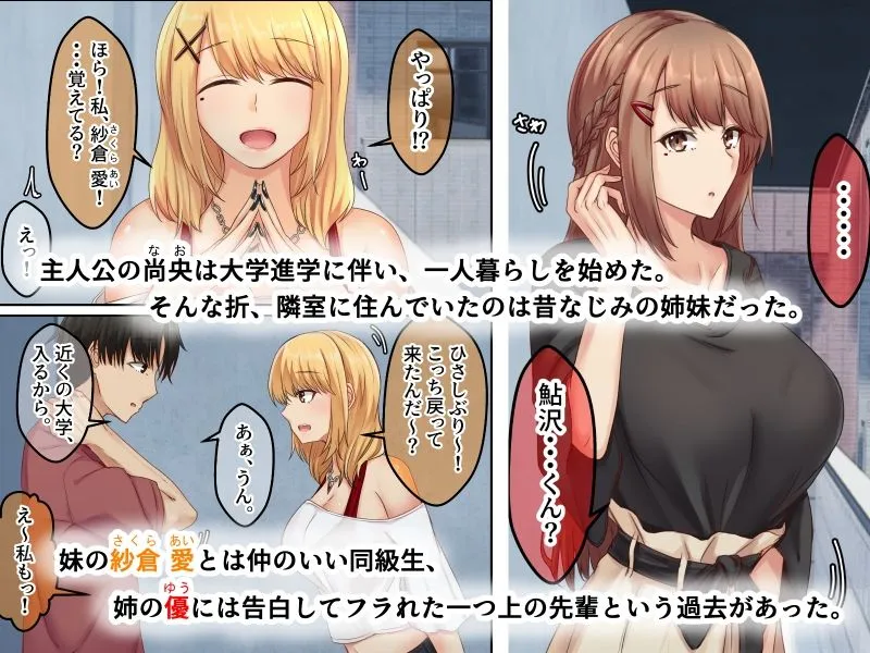 おとなり姉妹との交尾性活~積極的な巨乳妹とハメまくり性活~ おとなり姉妹との交尾性活~積極的な巨乳妹とハメまくり性活~