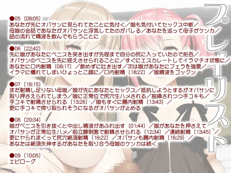 【CV:高月めぐみ / 緒田マリ】お隣のフタナリ母娘さん 【CV:高月めぐみ / 緒田マリ】お隣のフタナリ母娘さん
