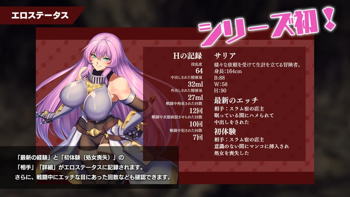 サリアと卑猥な出来事 サリアと卑猥な出来事