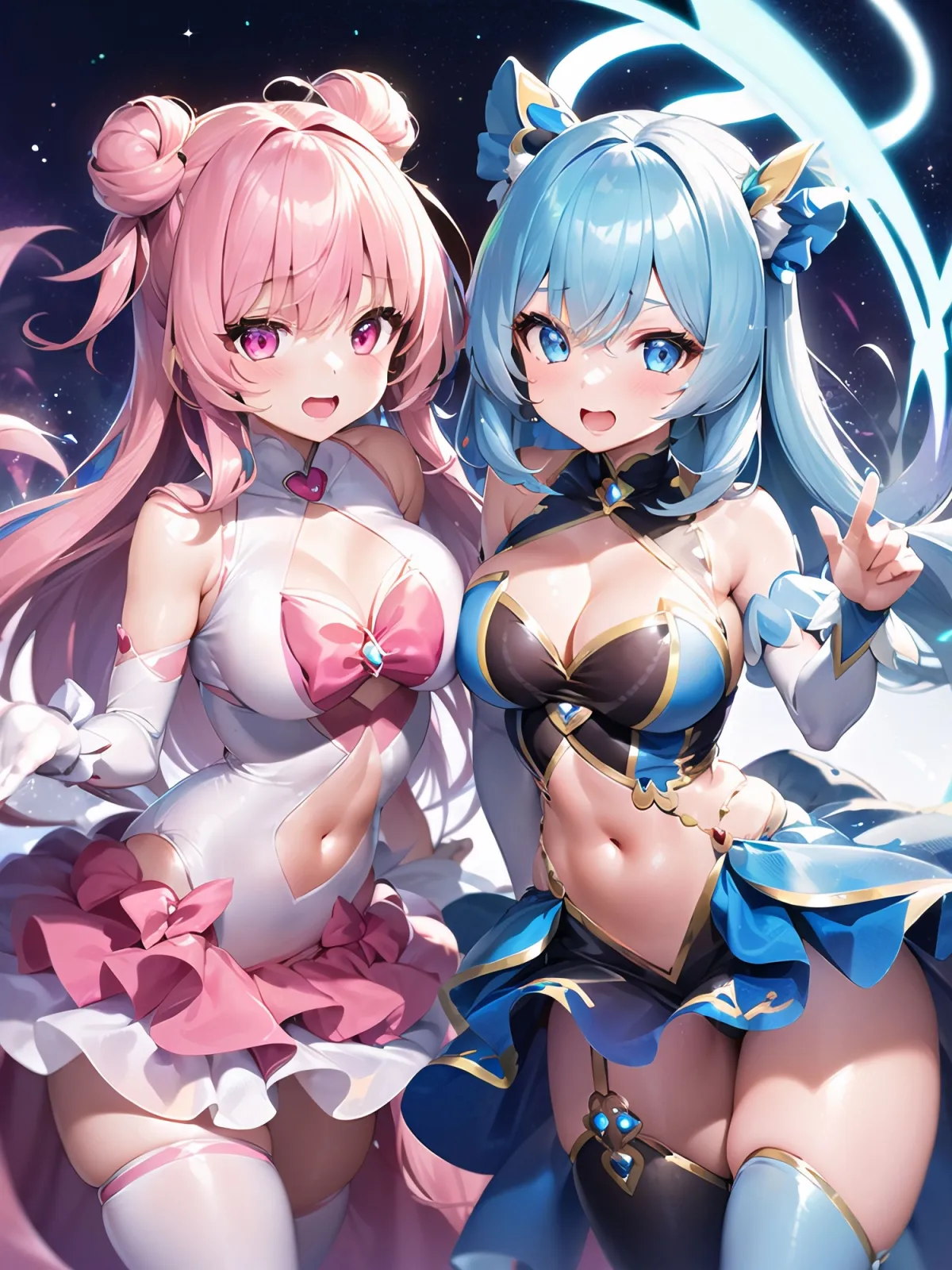 変身ヒロイン仲良く敗北洗脳悪堕ちCG集(AIArt)