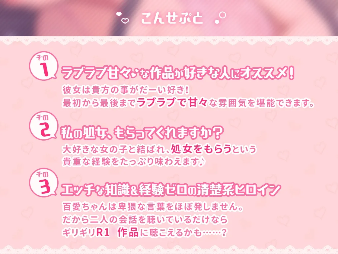 【CV:縁側こより】ごくあま初夜~清楚な彼女とイチャラブ初エッチ~ 【CV:縁側こより】ごくあま初夜~清楚な彼女とイチャラブ初エッチ~