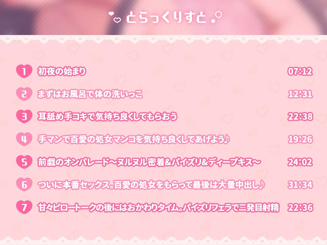 【CV:縁側こより】ごくあま初夜~清楚な彼女とイチャラブ初エッチ~ 【CV:縁側こより】ごくあま初夜~清楚な彼女とイチャラブ初エッチ~