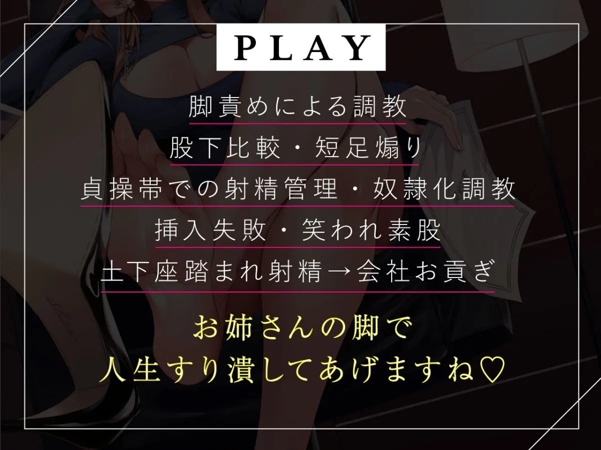 【CV:陽向葵ゅか】経営コンサルタントのお姉さんの脚に負けて大事な会社奪われちゃいました