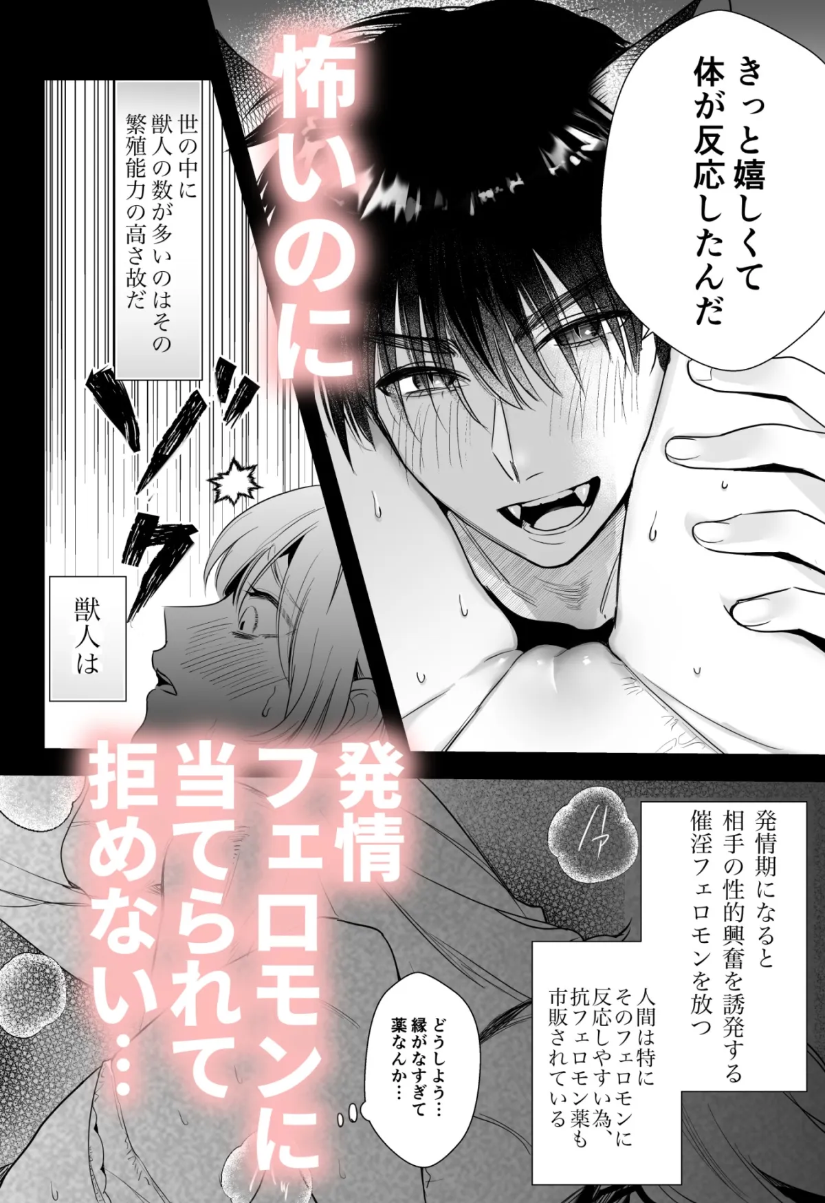 【発情狼獣人×ヒロイン】オオカミくんの執着愛から逃げられない!～幼馴染の獣人と発情交尾～