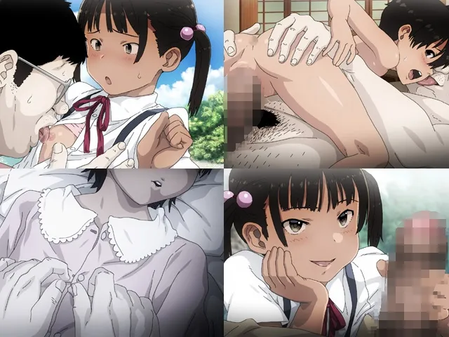 【JSロリ手描きエロアニメ】インセストヴィレッジ