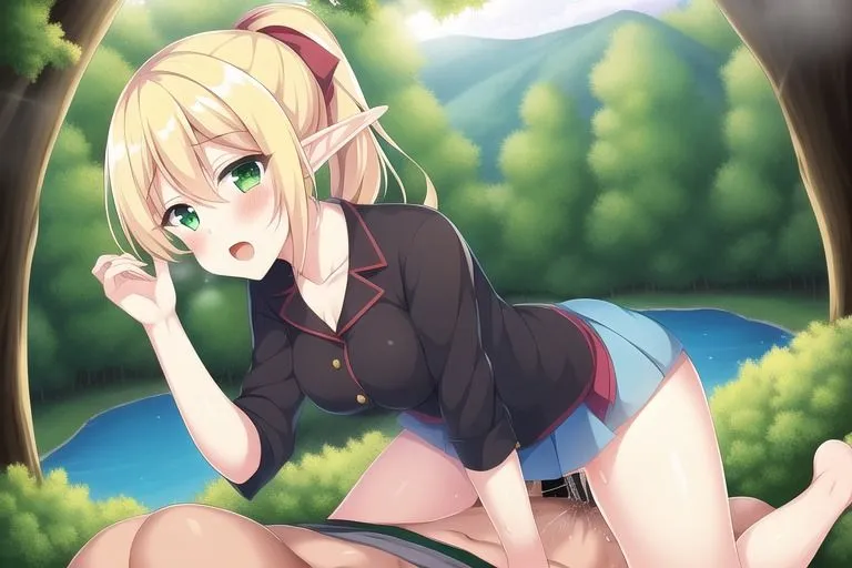 エルフ娘とイチャイチャえっち エルフ娘とイチャイチャえっち