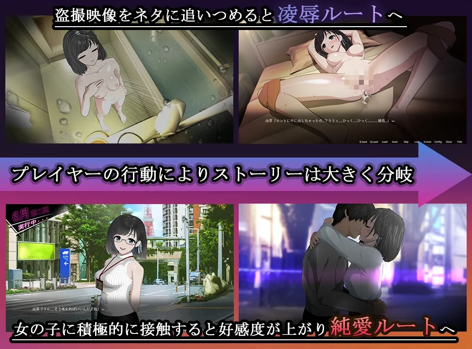 ROOM【女の子の私生活を覗き見る盗撮洗脳SLG】