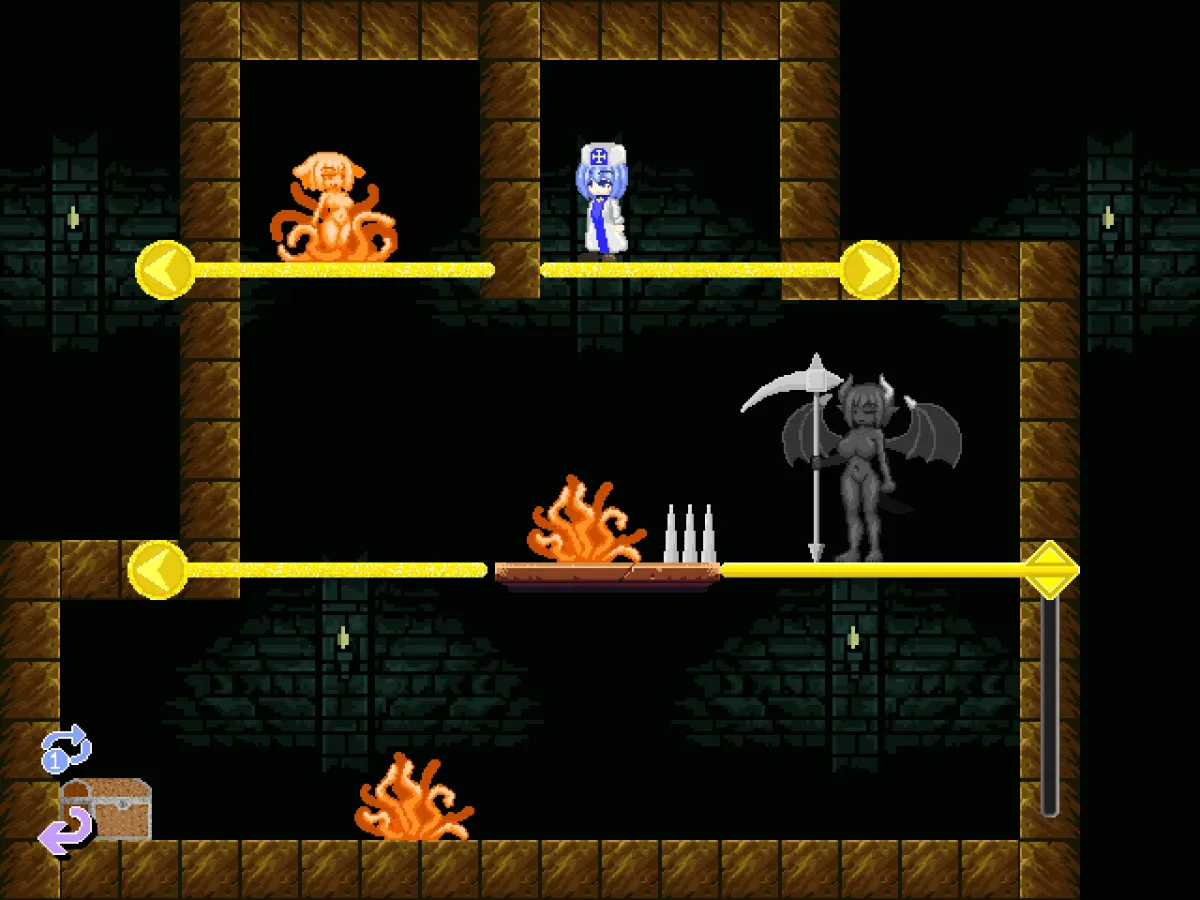 ショタ僧侶とお姉ちゃんとモン娘のピン抜きダンジョン~A shorty priest and A big sister and Monster girl’s pull pins dungeon 〜