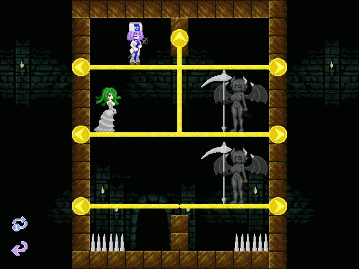 ショタ僧侶とお姉ちゃんとモン娘のピン抜きダンジョン~A shorty priest and A big sister and Monster girl’s pull pins dungeon 〜