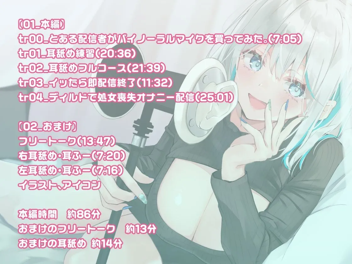 【CV:天知遥】とある配信者のえっちなバイノーラル生放送