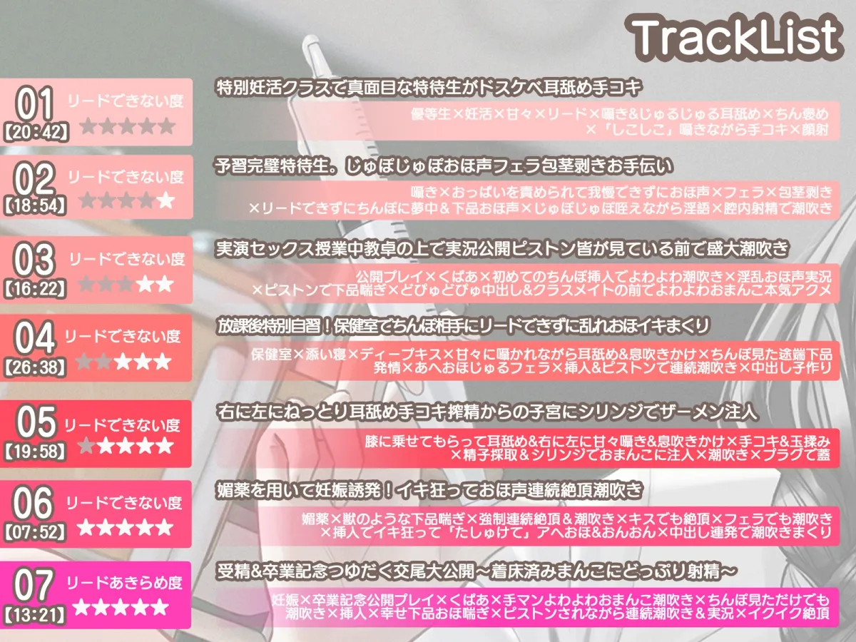 【CV:西瓜すいか】【JK】【オホ声】妊活教室~かわいくリードしたかった特待生まどかの全敗北オホ声録~ 【CV:西瓜すいか】【JK】【オホ声】妊活教室~かわいくリードしたかった特待生まどかの全敗北オホ声録~