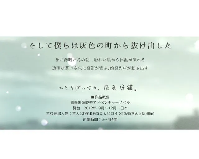 ひとりぼっちの、灰色仔猫。