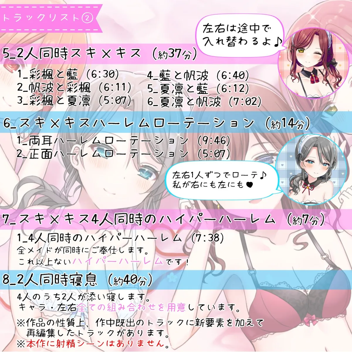 スキ×キス〜彩楓、藍、帆波、夏凛の愛情ちゅっちゅご奉仕〜