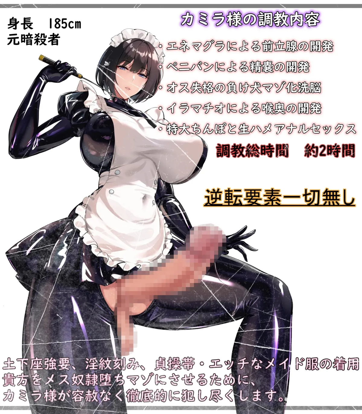 クールなメイドさんによる強制メス奴隷マゾ化調教! クールなメイドさんによる強制メス奴隷マゾ化調教!