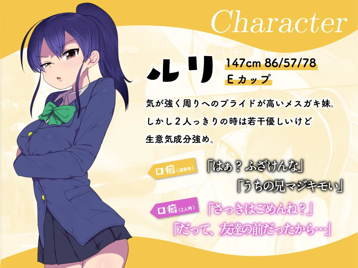 【早期購入110円】【オナホ調教】プライド高いナマイキ妹も ボクの前では底辺チンカス掃除機