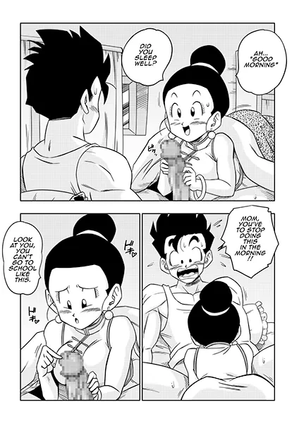 【ドラゴンボール チチ×悟飯】LOVE TRIANGLE z 5