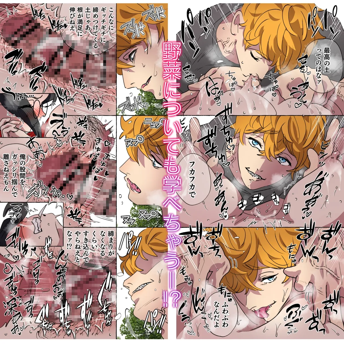 現代社会に疲れた女が田舎に逃避して農業男子にズコバコ耕されちゃうお話