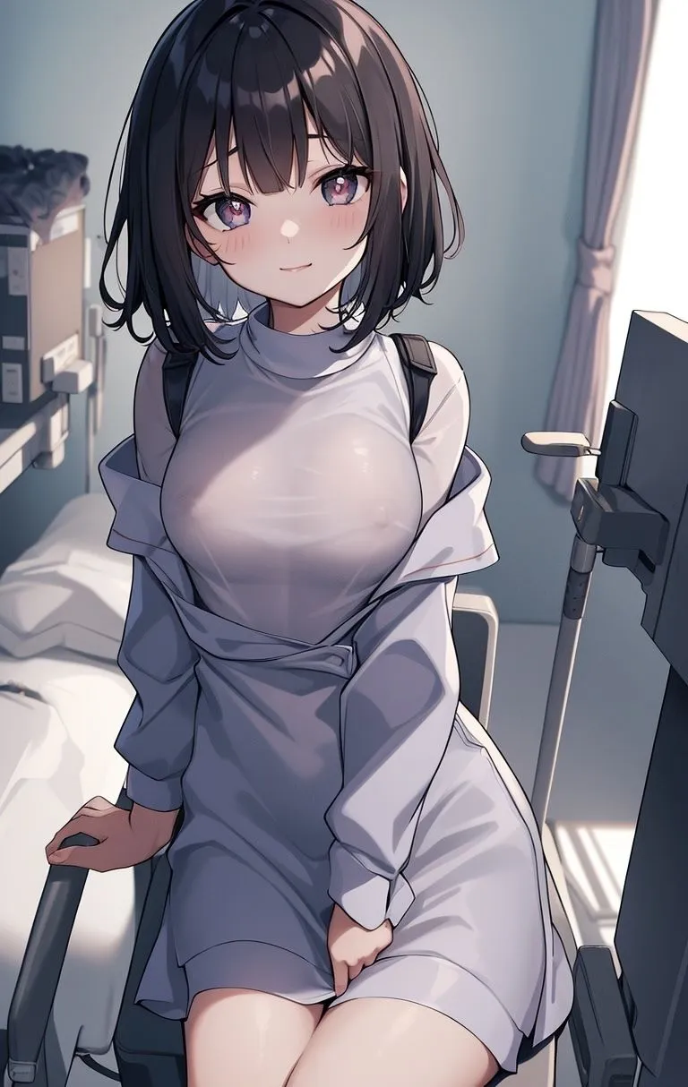 【フェラ音声】入院中、真面目な彼女が病室で…