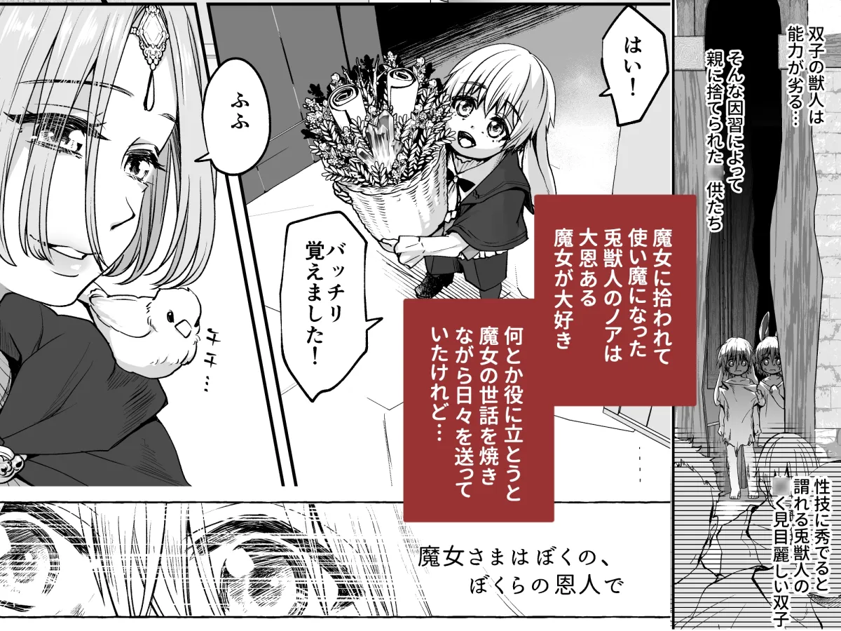 【ショタおね】使い魔は魔女の秘密を暴きたい