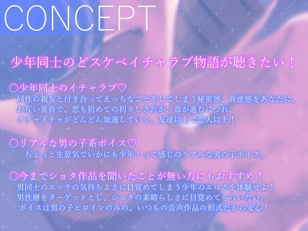 親友から恋人へ。～少年同士の濃厚純情性愛～