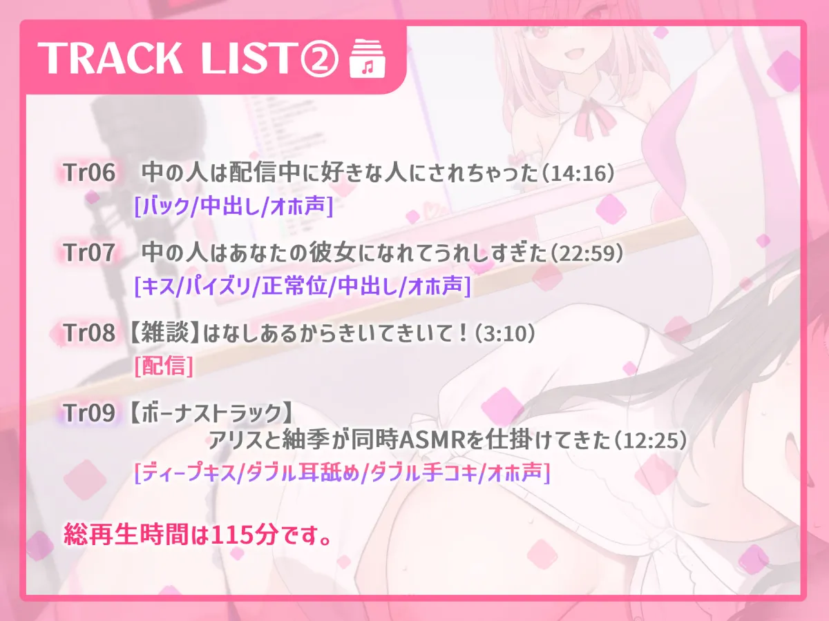 V配信者‘中の人’×オホ声ドスケベえっち〜同じ大学の清楚なあの子は実は…〜
