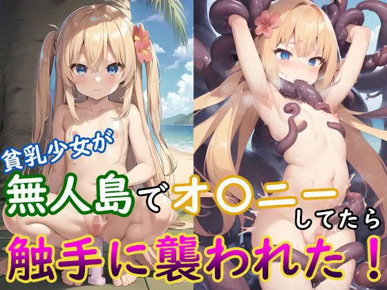 貧乳少女が無人島でオナニーしてたら触手に襲われた! 貧乳少女が無人島でオナニーしてたら触手に襲われた!