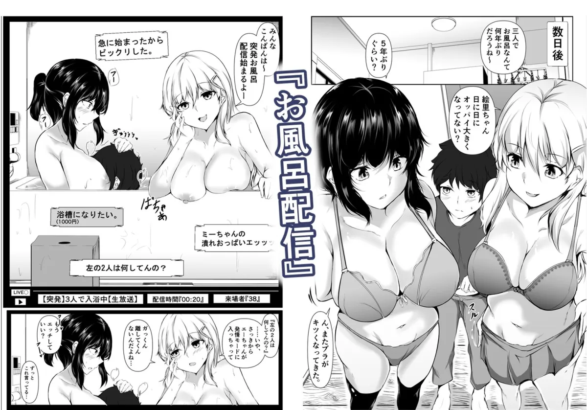 僕の家が幼馴染のお姉ちゃん達の配信部屋にされてる件