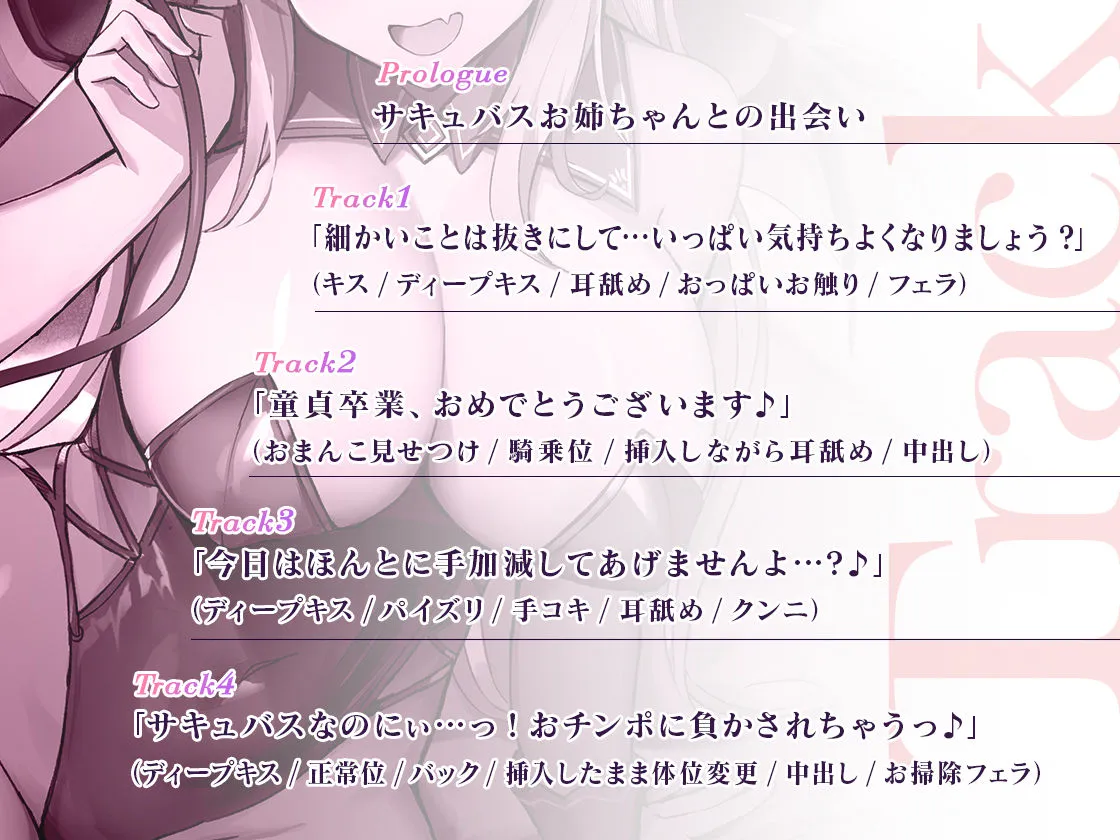 【期間限定220円】爆乳サキュバスおねえちゃんと甘々とろっとろ濃密性活〜童貞お〇んぽドハマり中♪〜