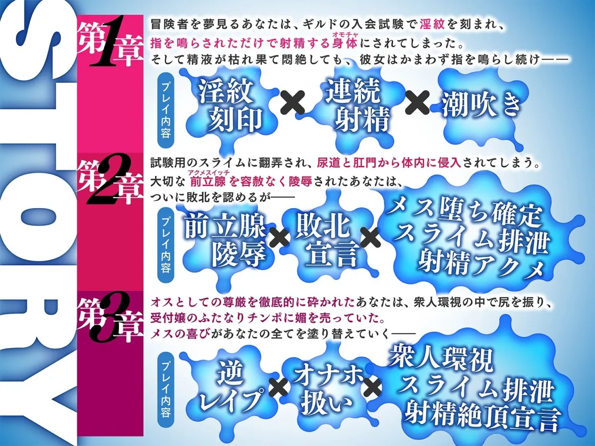 【体感朗読】スライムこわい!〜冒険者を目指すあなたがメス落ちしてチン媚びするまで〜 【体感朗読】スライムこわい!〜冒険者を目指すあなたがメス落ちしてチン媚びするまで〜