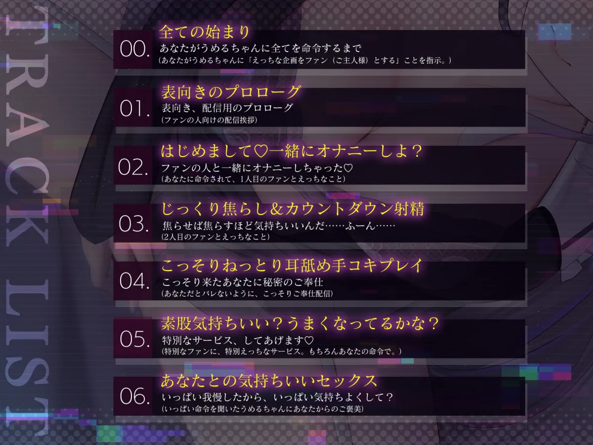 【生音収録】裏垢配信者を言いなりにさせてファンと密着オナサポ収録させてみた